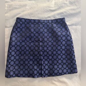 J Crew Medallion Silk Mini Skirt